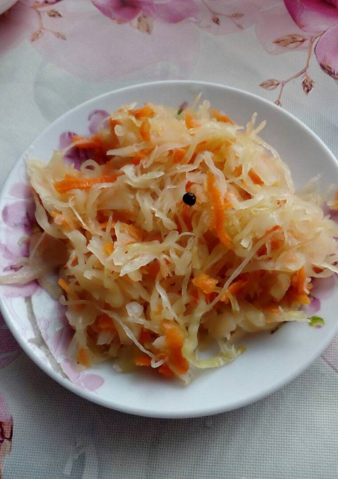 Хрустка квашена капуста