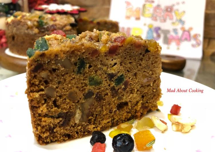 Simple Way to Make Favorite Christmas Whole Wheat Dates Dry Fruit Cake – Happy Christmas