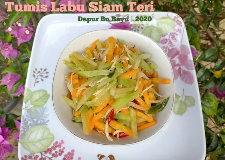 Tumis Labu Siam Wortel Teri Medan