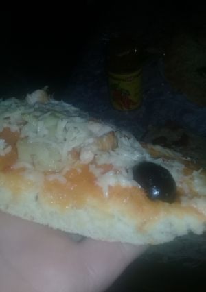 صورة لوصفة بيتزا منزلية خفيفة