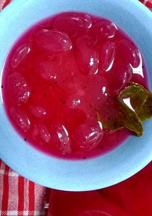 Foto resep Manisan kolang kaling buah naga