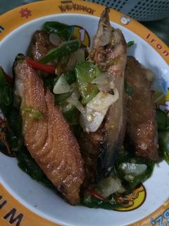 Foto resep Ikan cue tumis cabe hijau