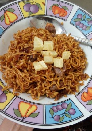 Foto resep Mie telur pedes halilintar