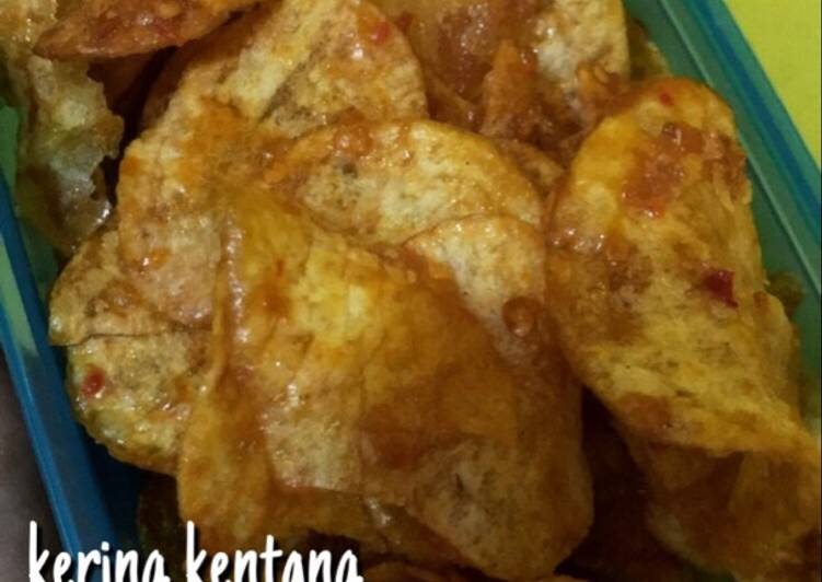 6. Kering Kentang pedas manis #bikinramadhanberkesan