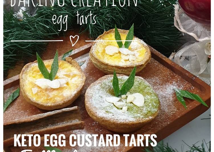 Resep 15. Keto Egg Custard Tarts / Keto Egg Tarts / Pie telur, Bisa Manjain Lidah