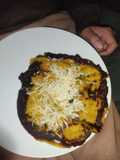 Arepa de ahuyama con queso