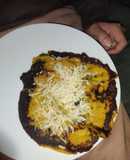 Arepa de ahuyama con queso