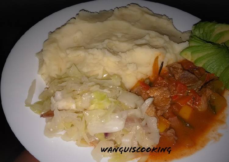 Simple Ways To Keep Your Sanity While You Mashed Potatoes,Beef,Cabbage #CHARITYRECIPE