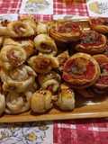 Salatini misti con pasta sfoglia