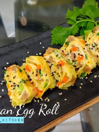 Cara Gampang Menyiapkan Resep Gyeran Mari (Korean Egg Roll) yang Bisa Manjain Lidah Anti Ribet, Sempurna