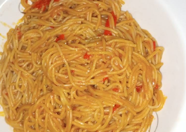 Step-by-Step Guide to Prepare Awsome Spaghetti jollof | This is Recipe So Great You Must Attempt Now !!