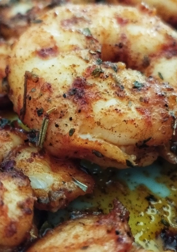 Una foto de Langostinos en airfryer