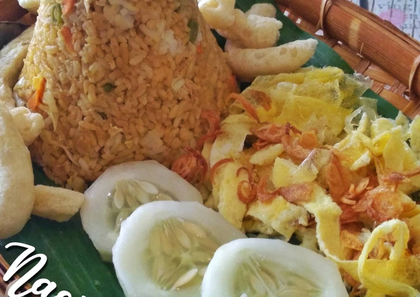 Nasi goreng 4* hemat enak+ Estimasi biaya