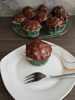 Donauwellen muffin (Dunahullámok muffin) recept fotója
