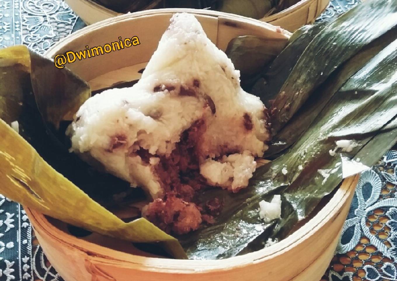 Bakcang ketan | isian kacang merah | Dwimonica