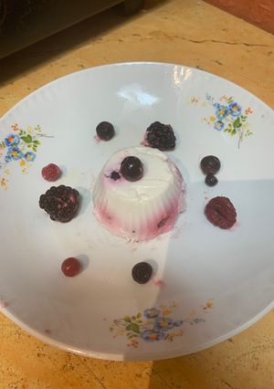 O poză a rețetei Panna cotta.
