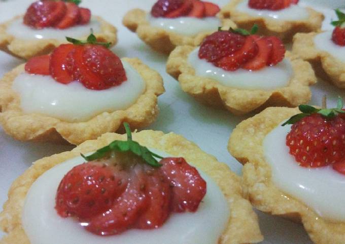 196. Eggless strawberry pie