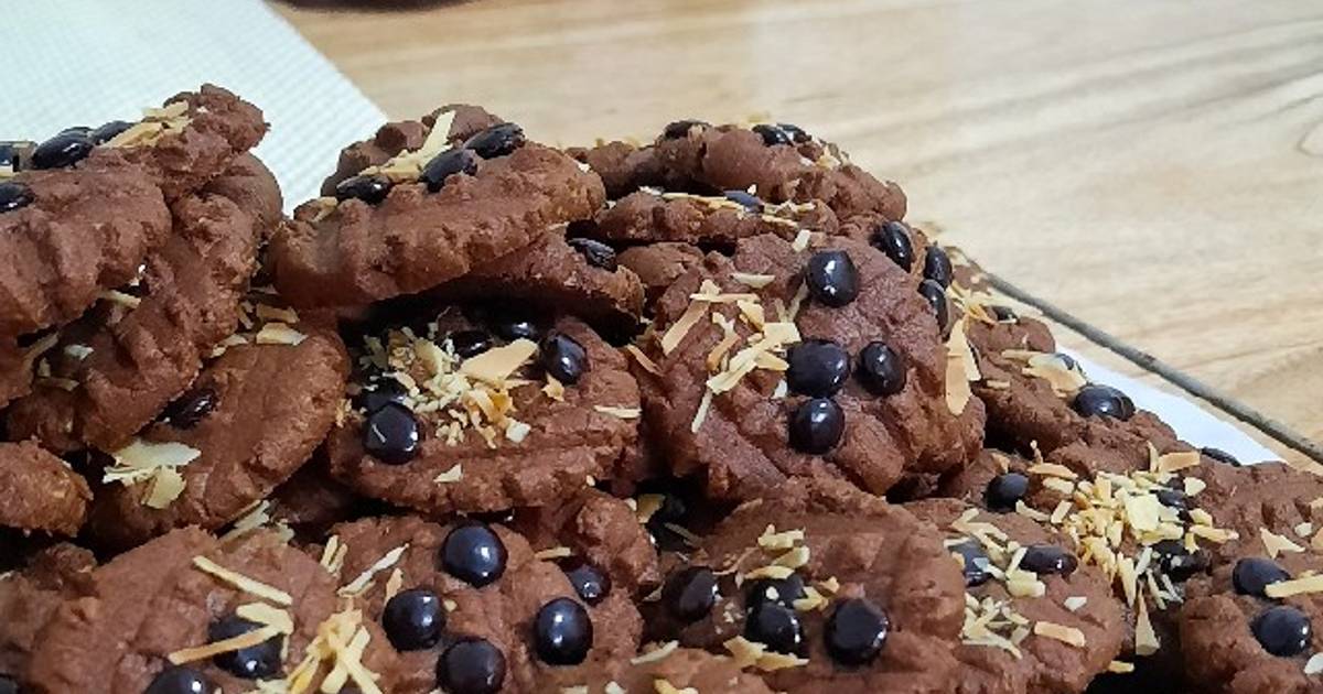 Resep Choco Almond Cookies Oleh Risna Yuni Cookpad