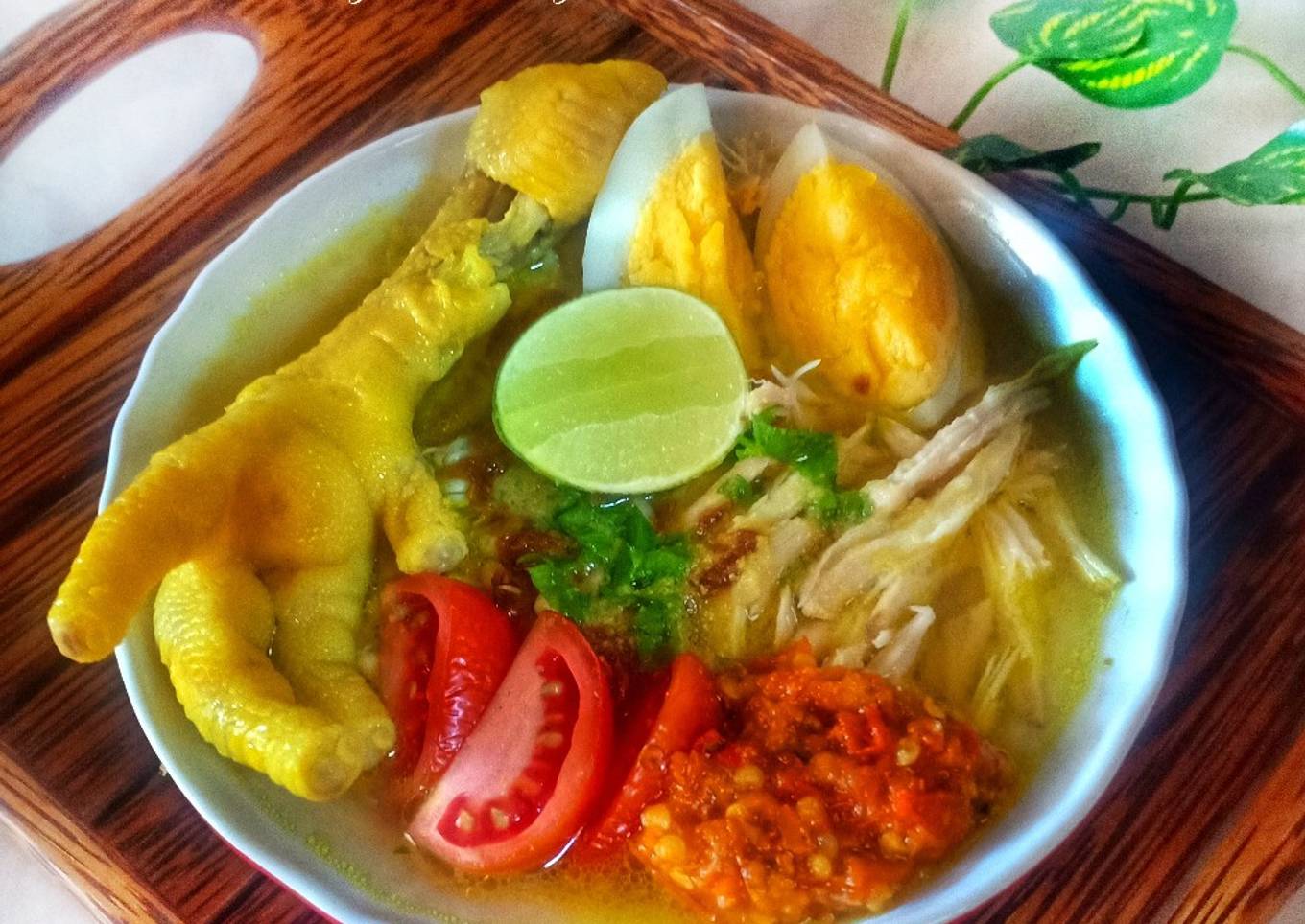Soto ayam bening