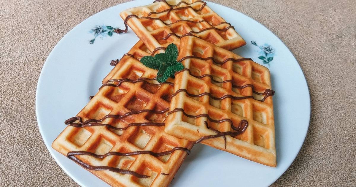 Resep Crispy Waffle Oleh Atta Cookpad