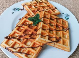Foto resep Crispy waffle