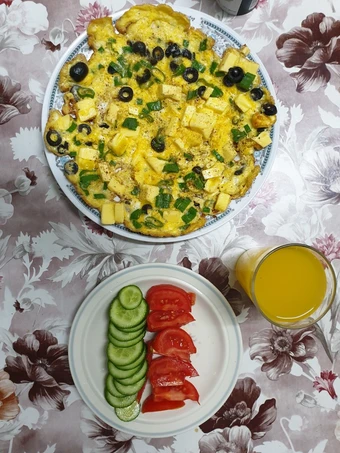 Recipe Easy Morning Omelet 🌄 🍳 اومليت عالصبح the So Delicious Really delicious