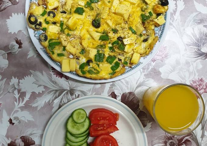 Easy Morning Omelet 🌄 🍳 اومليت عالصبح