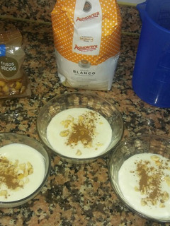 Una foto de Mousse de chocolate blanco y nutella