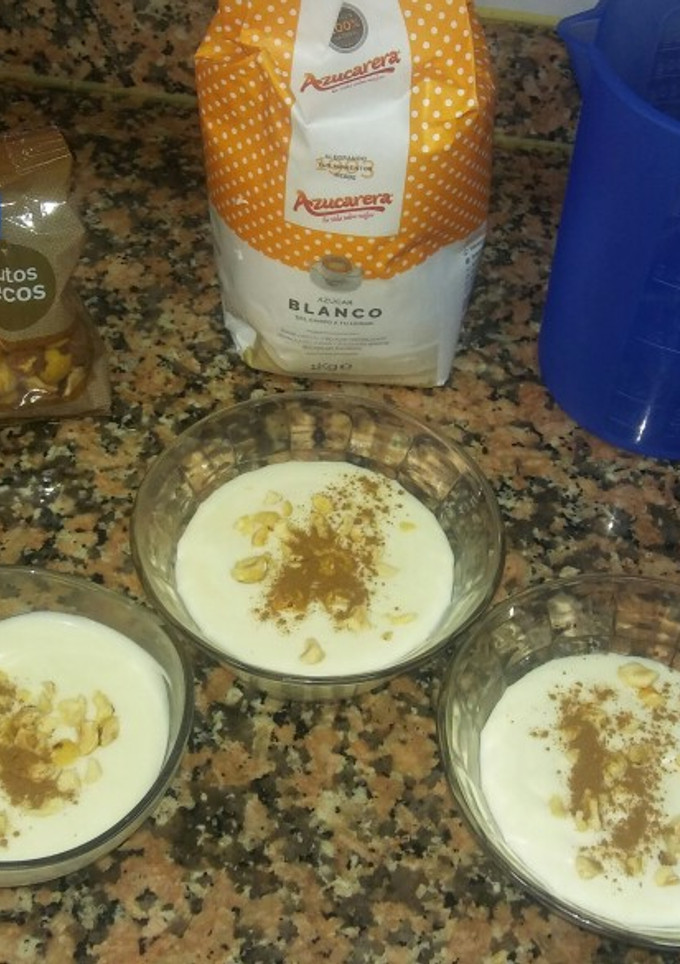 Una foto de Mousse de chocolate blanco y nutella