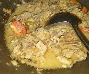 Cara Memasak Sayur santan tempe kecambah ala anak kos Yummy Mantul