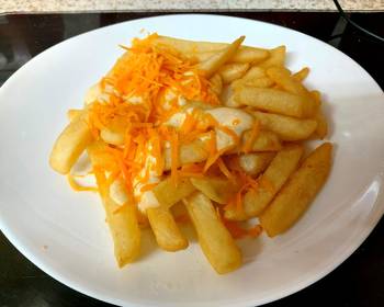 How To Serving Recipe My Cheesy Sauce over Chips  Delicious