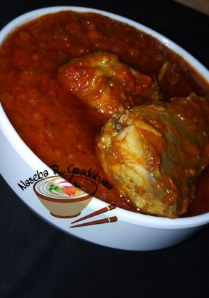 A picture of Fish stew.