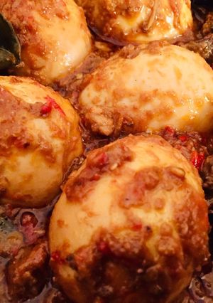 Foto resep Telor, Rempelo Ati Bumbu Bali