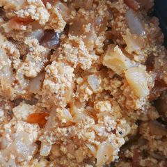 A picture of Paneer ki bhuji.