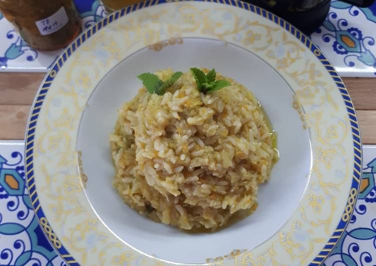 Ricetta Risotto Alla Verza E Te Mate Di Mariorosario Cookpad