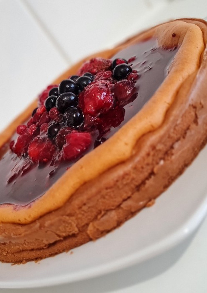 Una foto de Cheesecake al horno
