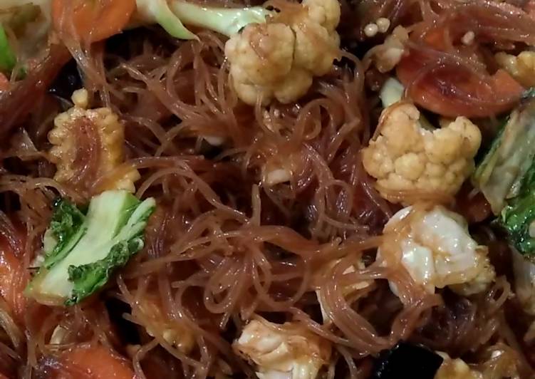 Bihun kecap sayur mayur