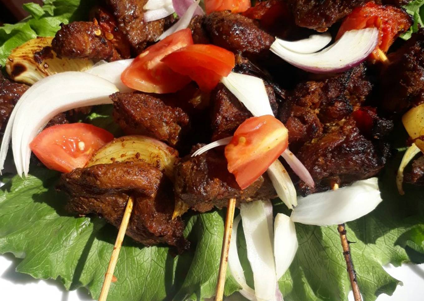 Beef skewers