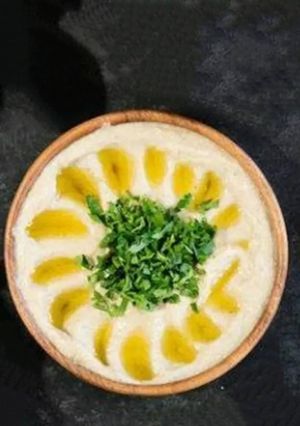 صورة لوصفة طحينة الحمص
