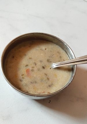A picture of Sabudana green gram Payasam.