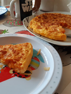 Una foto de Tortilla de calabaza