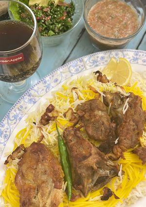 صورة لوصفة مندي اللحم 🍽😋