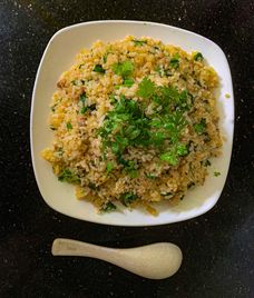 cơm chiên trứng thịt