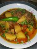 Aloo qeema