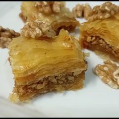 Turkish Dessert walnuts Baqlava A picture of Turkish Dessert walnuts Baqlava.