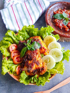 Foto resep Ayam bakar bumbu rujak