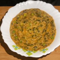 A picture of Dhaba Style Methi Malai matar recipe #DSR.