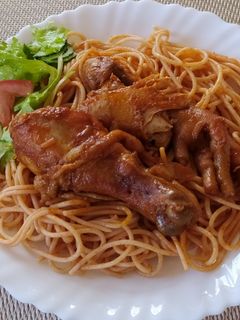 Csirkepörkölt combból, lábból, mellből sűrű szafttal #gluténmentes recept fotója