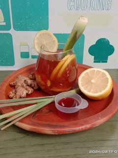 Foto resep Teh Lemon Majas (Madu Jahe Sereh)
