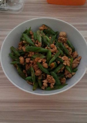 Foto resep Tumis Buncis Cah Ayam Cincang